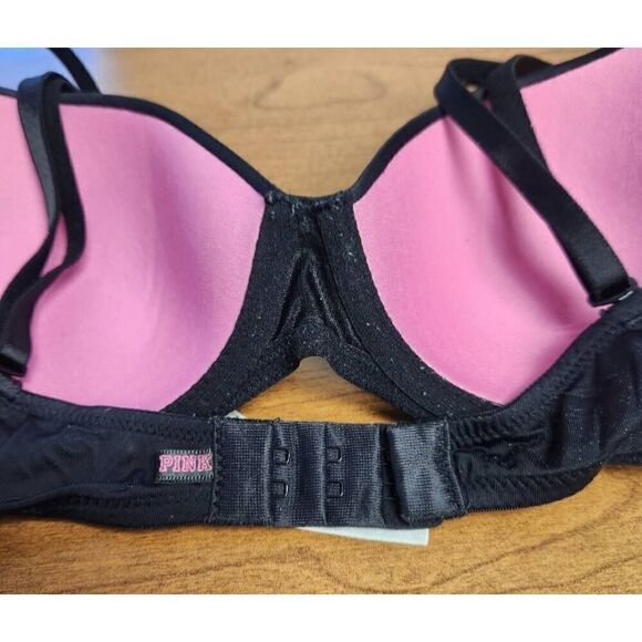 PINK SET OF 2 Ware everywhere underwire, lightly padded, 34C. 1-Black and 1-Blue - Picture 5 of 16